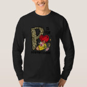 P Is For Paraprofessional Teacher Leopard Print Pa T-Shirt (Vorderseite)
