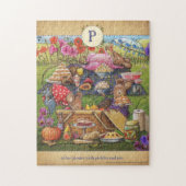 P is for Picnics Niedlich Mouse Alphabet Puzzle (Vertikal)