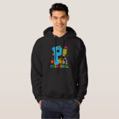 P Is For Preschool Groovy Back To School Teacher K Hoodie (Vorne ganz)