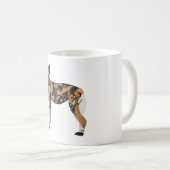 P ist für gestrichene Hunde Kaffeetasse (VorderseiteRechts)