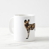 P ist für gestrichene Hunde Kaffeetasse (Vorderseite Links)