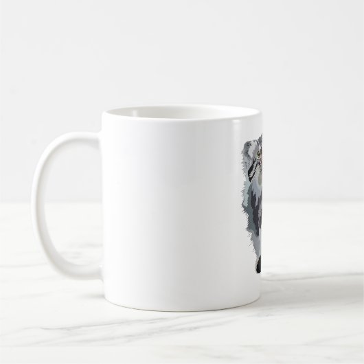 P ist für Pallas Cat Kaffeetasse (Links)