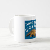 P ist für Pangolin Kaffeetasse (Vorderseite Links)