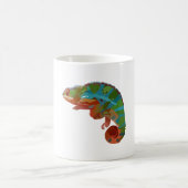 P ist für Panther Chameleon Kaffeetasse (Mittel)