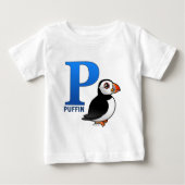 P ist für Papageientaucher Baby T-shirt (Vorderseite)