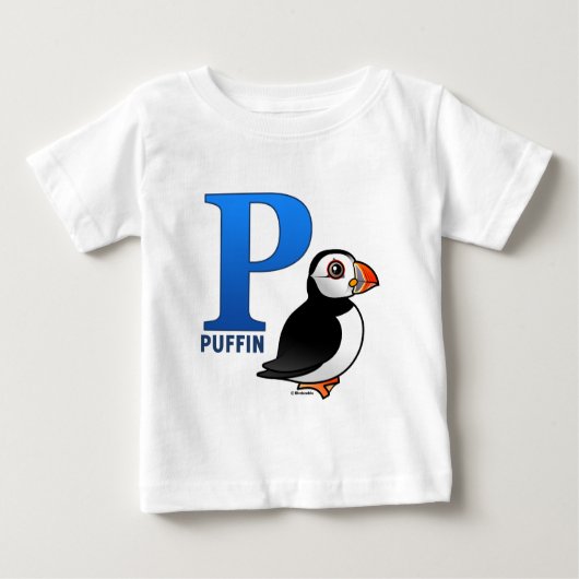 P ist für Papageientaucher Baby T-shirt (Vorderseite)