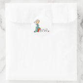 P ist für Paramedic Runder Aufkleber (Tasche)