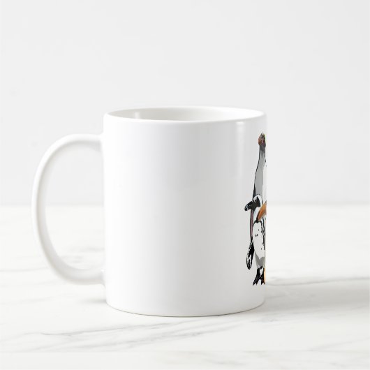 P ist für Penguin Kaffeetasse (Links)