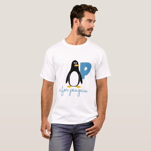 P ist für Penguin T-Shirt (Vorne ganz)
