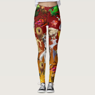 P ist für Phoenix-Leggings(Gold) Leggings