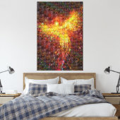 P ist für Phoenix Mosaic Leinwanddruck (Insitu (Schlafzimmer))