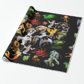 P ist für Phoenix Wrapping Paper (Black) Geschenkpapier (Ungerollt)