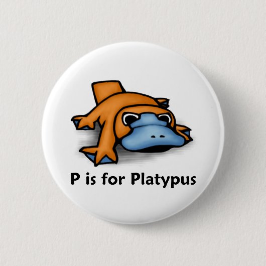 P ist für Platypus Button (Vorderseite)