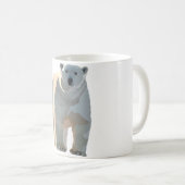 P ist für Polar Bear Kaffeetasse (VorderseiteRechts)