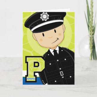 P ist für Policman Karte