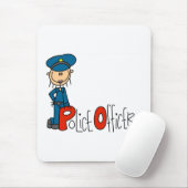 P ist für Polizeibeamten Mousepad (Mit Mouse)