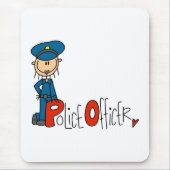 P ist für Polizeibeamten Mousepad (Vorne)