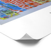 "P" ist für Prag Poster (Ecke)