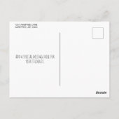 P ist für PRE K Back To School Lehrer Postkarte (Rückseite)