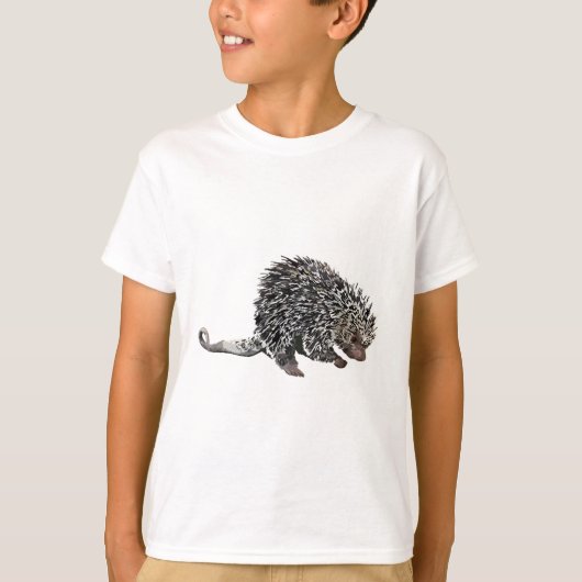 P ist für Prehensile Tails Porcupine T-Shirt (Vorderseite)