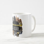 P ist für Primat Kaffeetasse (VorderseiteRechts)