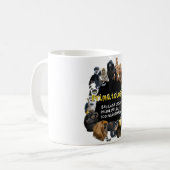 P ist für Primat Kaffeetasse (Vorderseite Links)