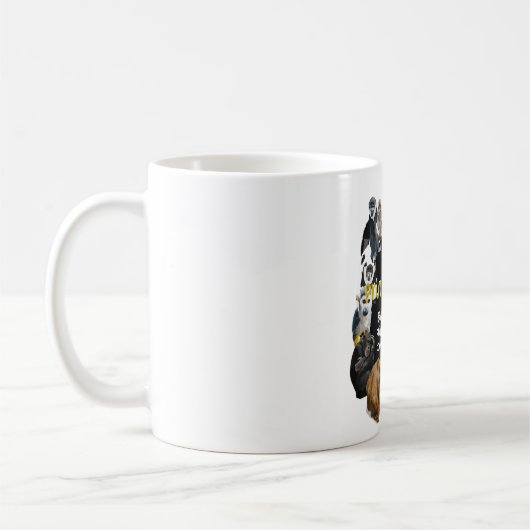 P ist für Primat Kaffeetasse (Links)