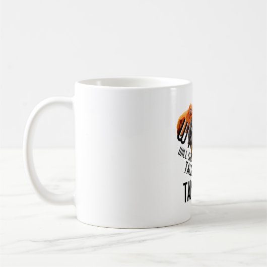 P ist für Primat Keeper Kaffeetasse (Links)