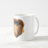P ist für Proboscis Monkey Kaffeetasse (VorderseiteRechts)