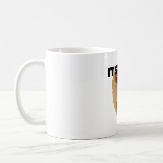 P ist für Proboscis Monkey Kaffeetasse (Links)