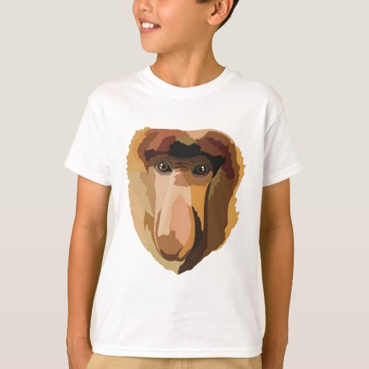 P ist für Proboscis Monkey T-Shirt (Vorderseite)
