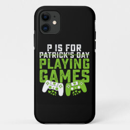 P ist für Spiele Gamer Gaming St Patrick's Case-Mate iPhone Hülle