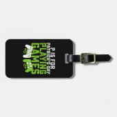 P ist für Spiele Gamer Gaming St Patrick's Gepäckanhänger (Vorderseite horizontal)