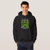 P ist für Videospiele Boys St Patricks Day Hoodie (Vorne ganz)