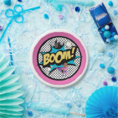 P.J. Tuttles Supergirl, Paper Tellers 7" - AfroPuf Pappteller (Party)