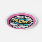 P.J. Tuttles Supergirl, Paper Tellers 7" - AfroPuf Pappteller (Schrägansicht)