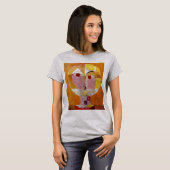 P. Klee Senecio Malerei Abstrakt Art Light Steel T-Shirt (Vorne ganz)