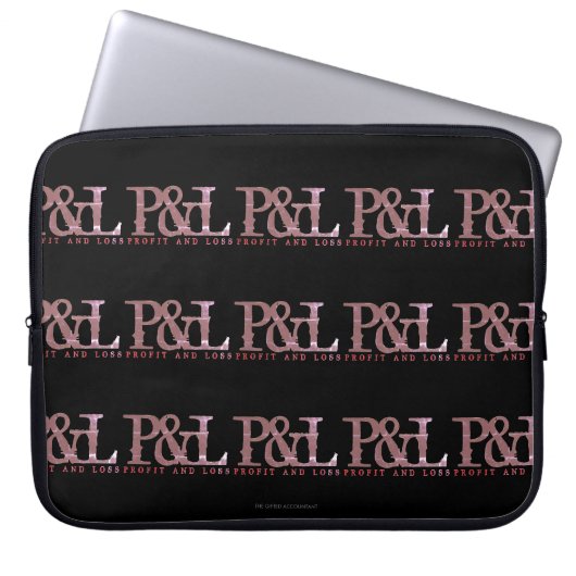 ‚P&L‘ LAPTOPSCHUTZHÜLLE (Vorderseite)
