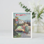 P.L.M. Alger Vintage Poster 1898 Postkarte (Stehend Vorderseite)