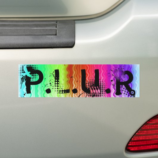 P.L.U.R AUTOAUFKLEBER (Auf Auto)