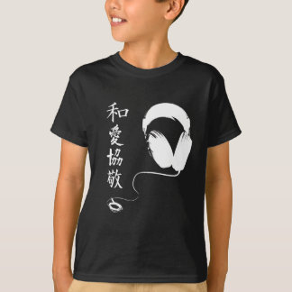 P.L.U.R Kanji-Kopfhörer T-Shirt