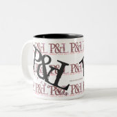 ‚P&L‘ ZWEIFARBIGE TASSE (Vorderseite Links)