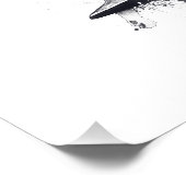 P Letter - Typografie Poster (Ecke)