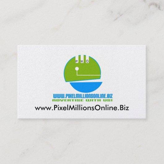 P.M.O. Visitenkarten 2 Visitenkarte (Vorderseite)