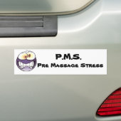 P.M.S. Vor Massage-Druck-Autoaufkleber Autoaufkleber (Auf Auto)