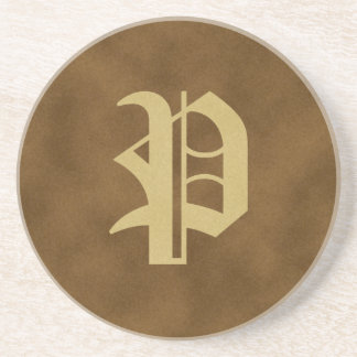 P MIT MONOGRAMM UNTERSETZER