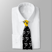 P Monogram Gelbgold und schwarze Krawatte (Gebunden)