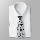 P Monogram Green and Grey Krawatte (Gebunden)
