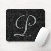 P: Monogram P Elegant Mousepad - Initialbrief (Mit Mouse)