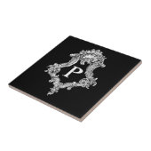 P Monogramm Initiale Fliese (Seite)